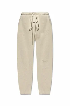 Fear Of God Essentials kremowy Dresowe spodnie