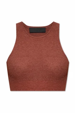 Fear Of God Essentials RÓŻOWY Prążkowany top