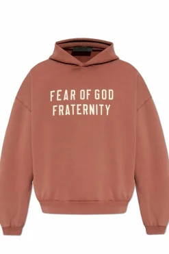 Fear Of God Essentials RÓŻOWY Bluza z nadrukiem
