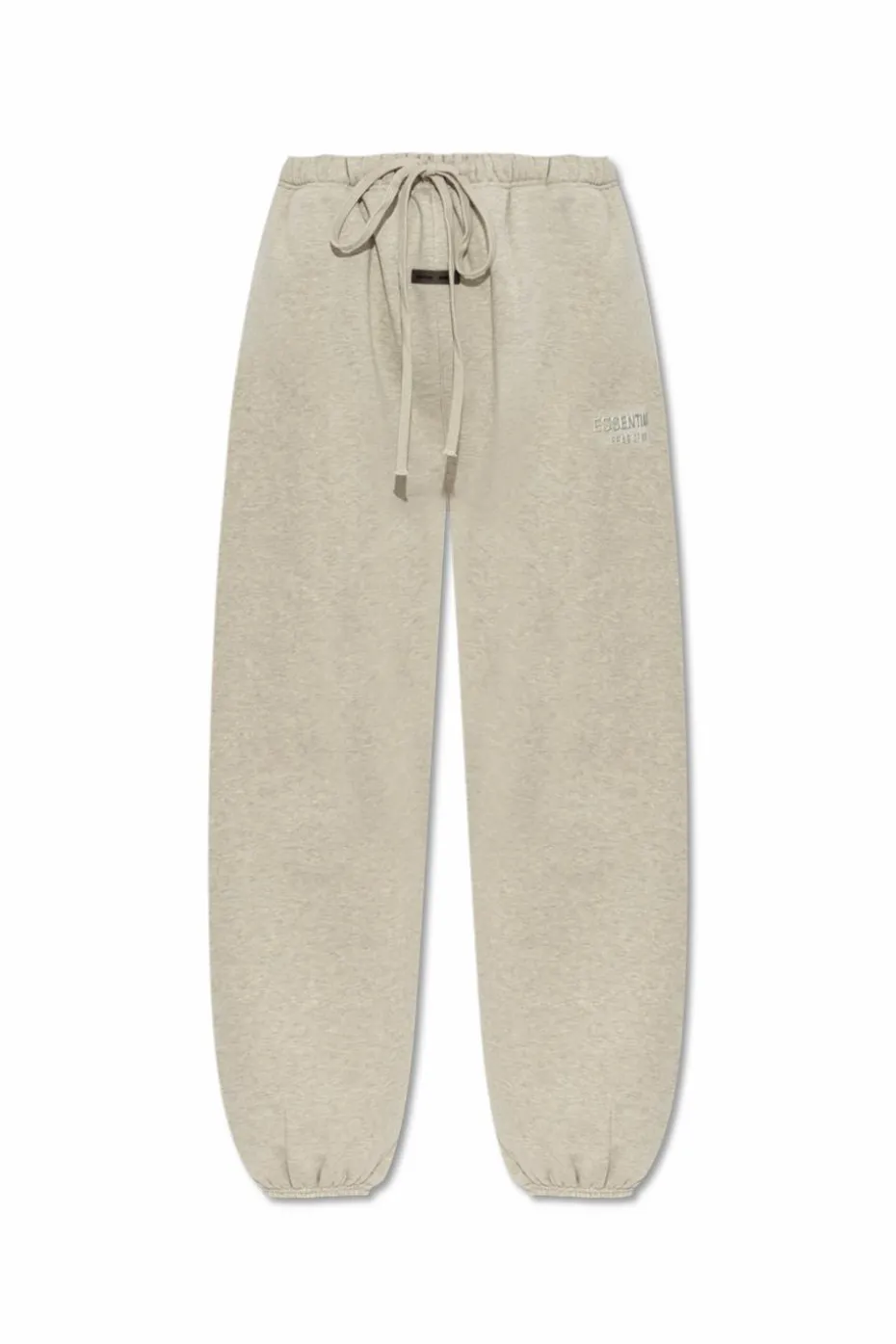 Fear Of God Essentials SZARY Dresowe spodnie z lampasami