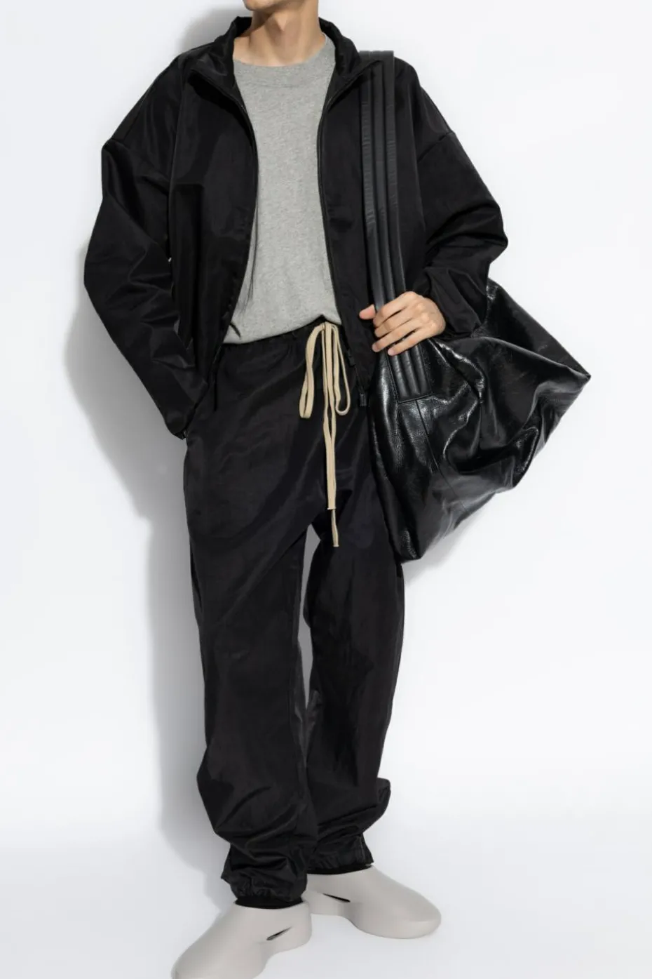 Fear Of God Essentials SZARY Trójpak t-shirtów