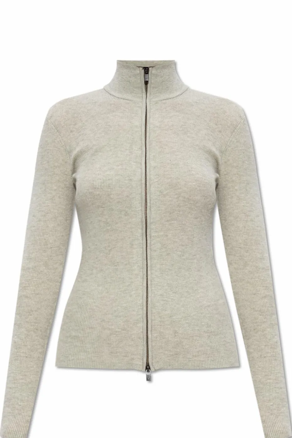 Fear Of God Essentials SZARY Kardigan ze stójką