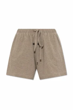Fear Of God Essentials SZARY Szorty z wysokim stanem