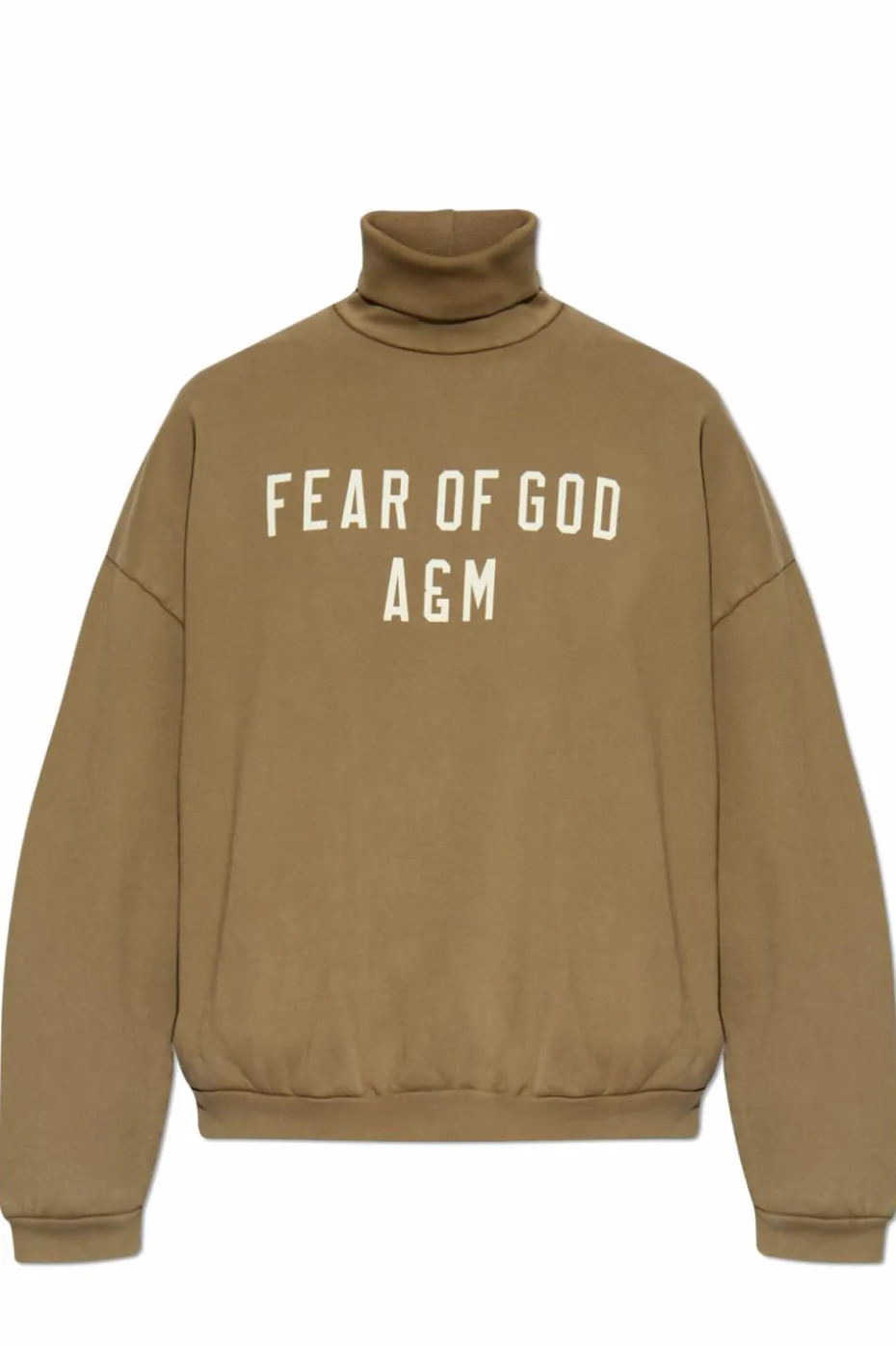 Fear Of God Essentials ZIELONY Bluza ze stójką