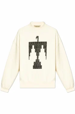 Fear Of God kremowy Bluza z nadrukiem