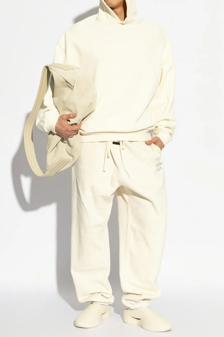 Fear Of God kremowy Bluza z kapturem