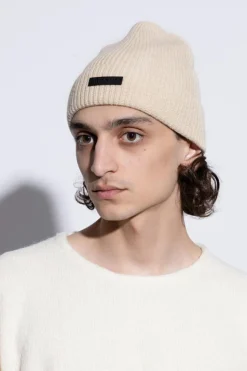 Fear Of God kremowy Wełniana czapka