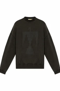 Fear Of God SZARY Bluza z nadrukiem