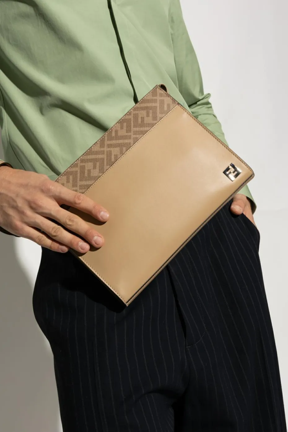Fendi beżowy Torba do ręki