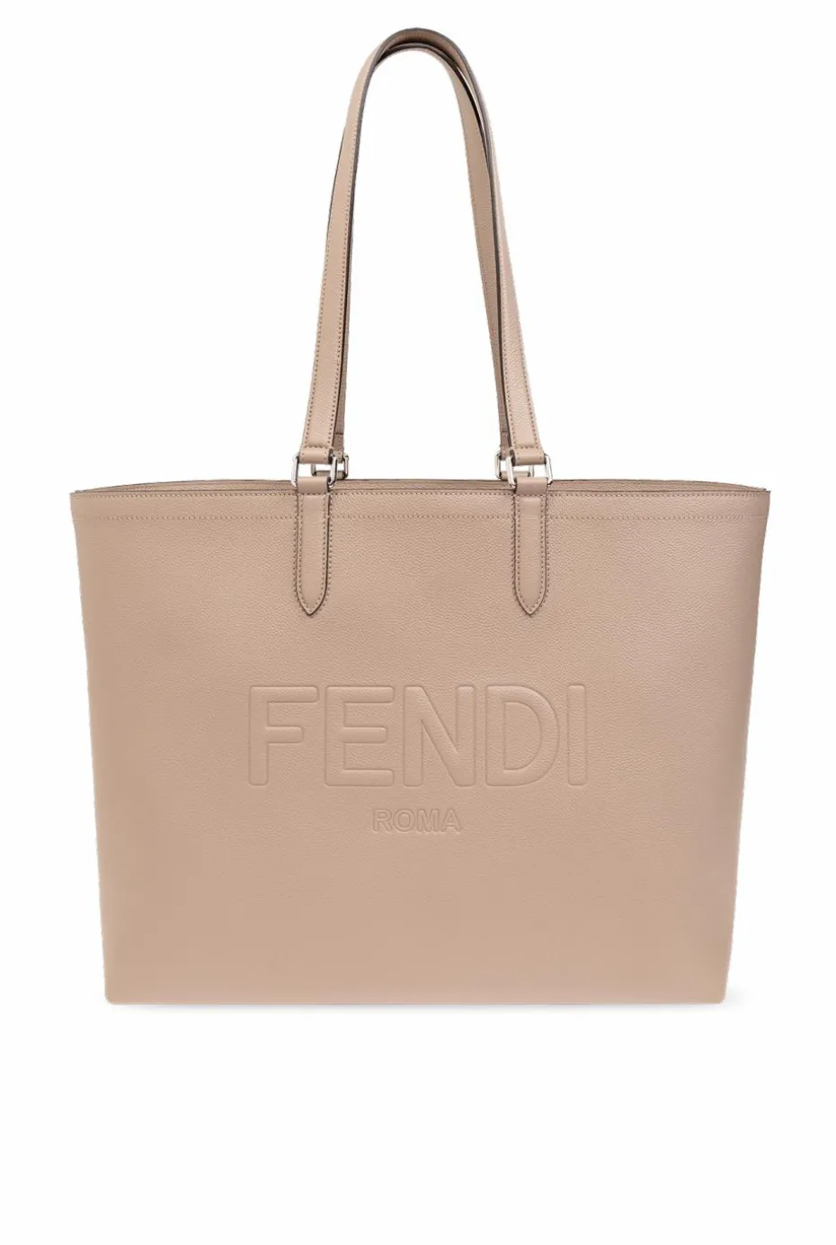Fendi beżowy Torba typu ‘shopper’ z logo