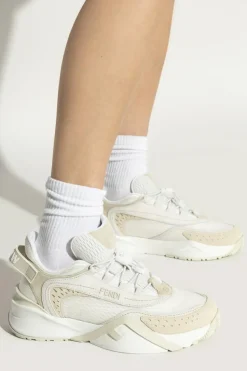 Fendi BIAŁY Buty sportowe