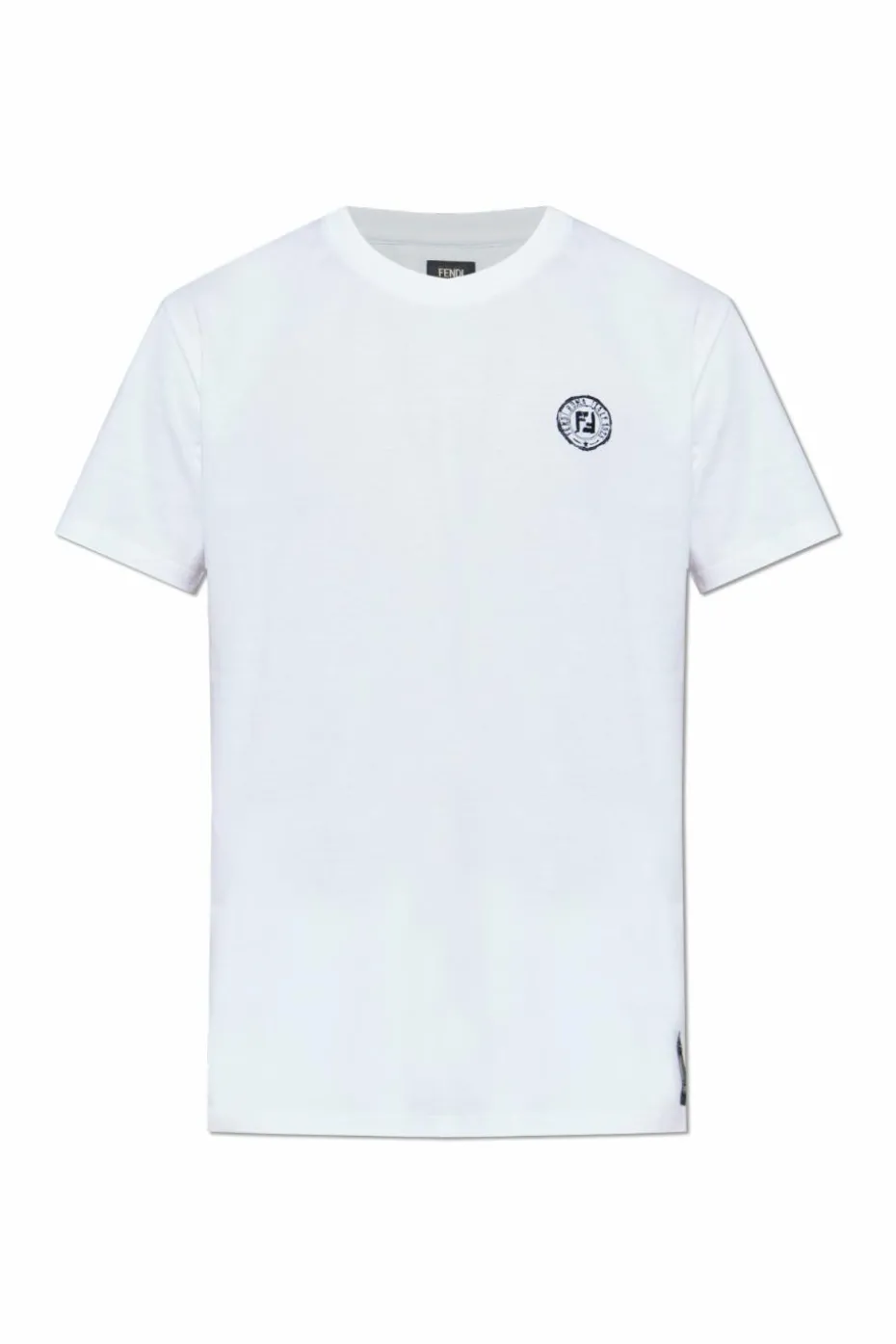 Fendi BIAŁY T-shirt z logo