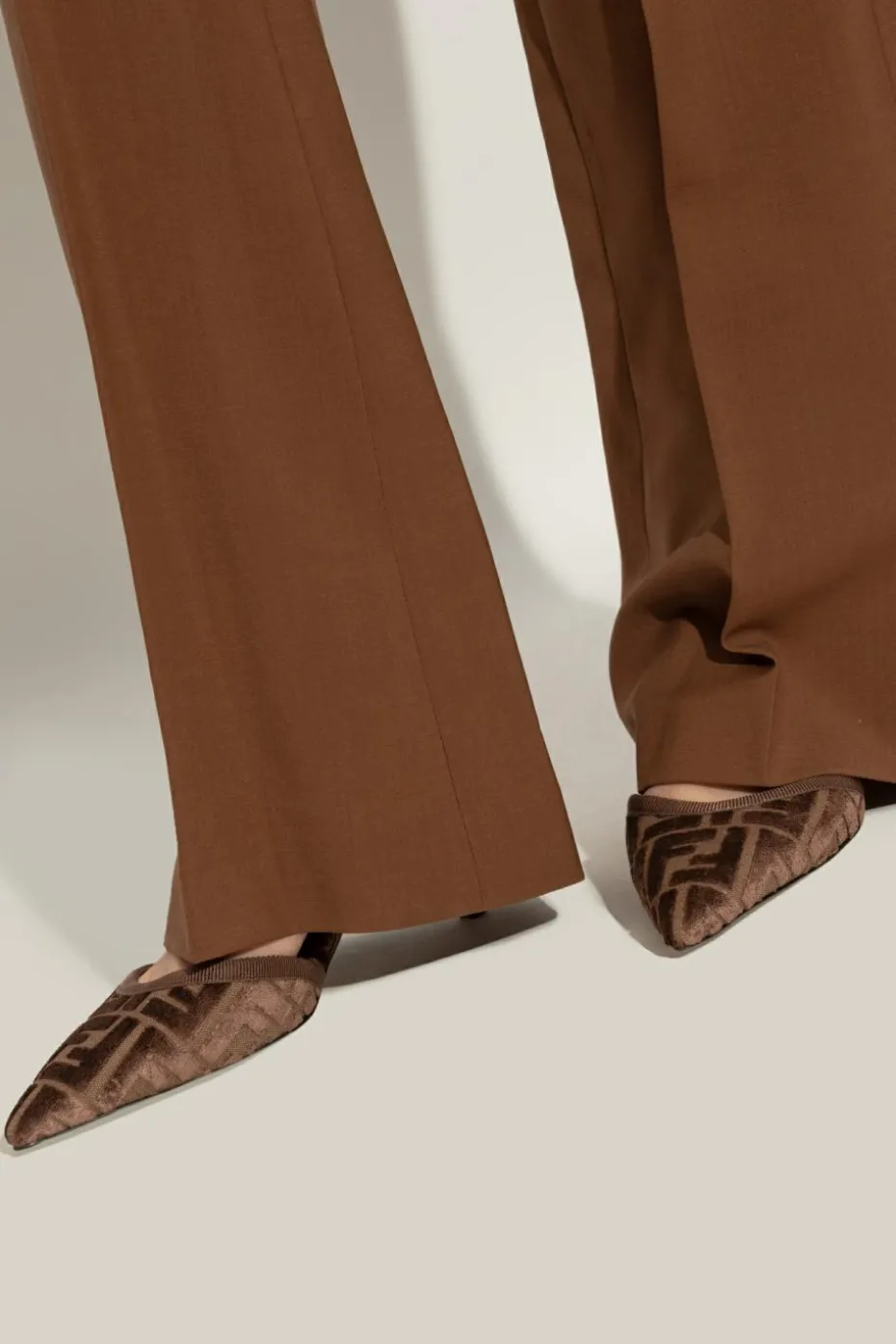 Fendi BRĄZOWY Buty na obcasie `Colibr_x001a_ Lite`