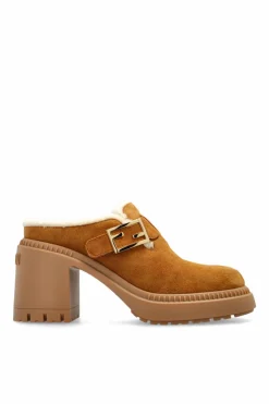 Fendi BRĄZOWY Buty na obcasie