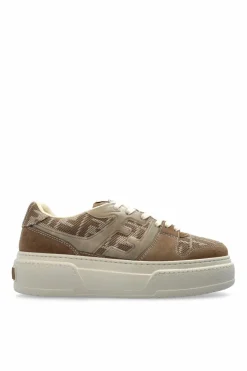Fendi BRĄZOWY Buty sportowe `Match`