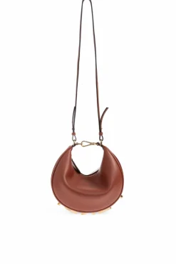 Fendi BRĄZOWY Torba na ramię `Fendigraphy Mini`
