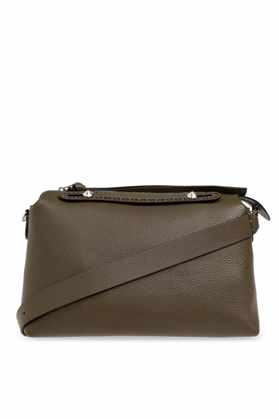 Fendi BRĄZOWY Torba na ramię `By The Way Selleria Large`