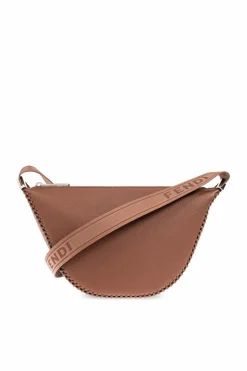Fendi BRĄZOWY Torba na ramię `Fendi Roma`