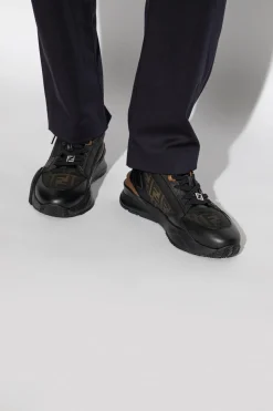Fendi CZARNY Buty sportowe z logo