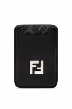Fendi CZARNY Etui na karty MagSafe
