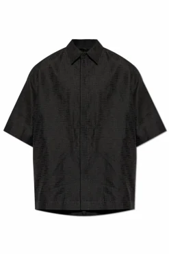 Fendi CZARNY Koszula z monogramem