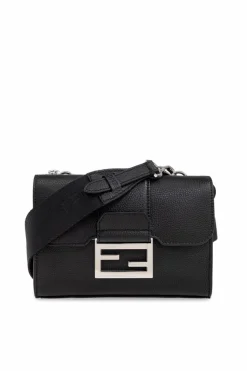 Fendi CZARNY Torba na ramię `Double Baguette`
