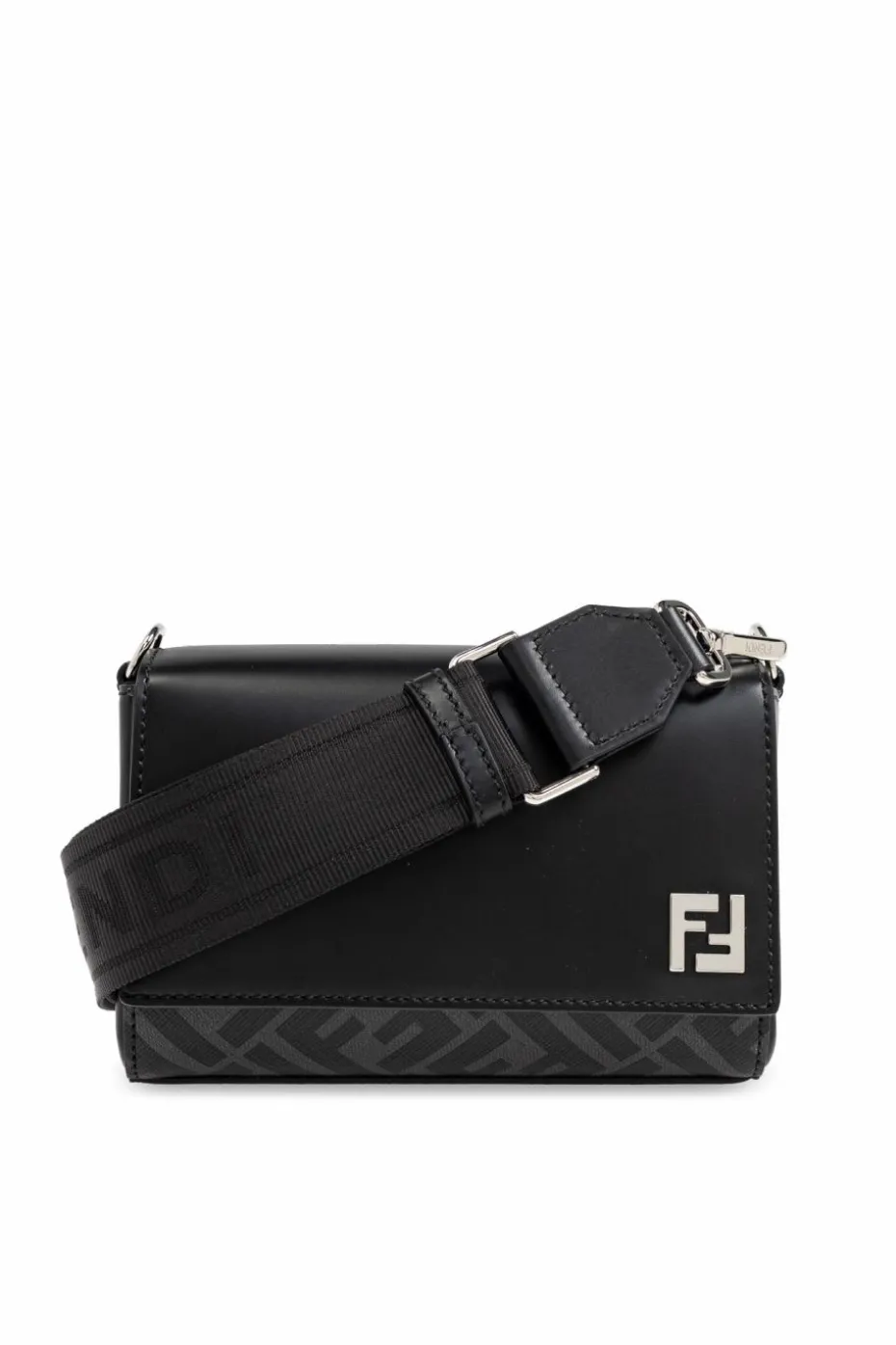 Fendi CZARNY Torba na ramię `Squared`