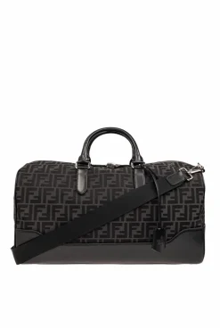 Fendi CZARNY Torba podręczna z logo