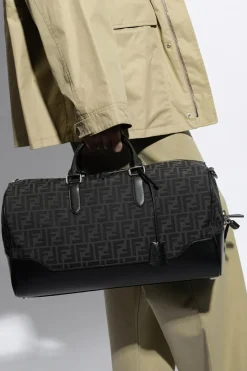 Fendi CZARNY Torba podręczna z logo
