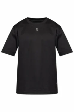 Fendi CZARNY T-shirt z logo