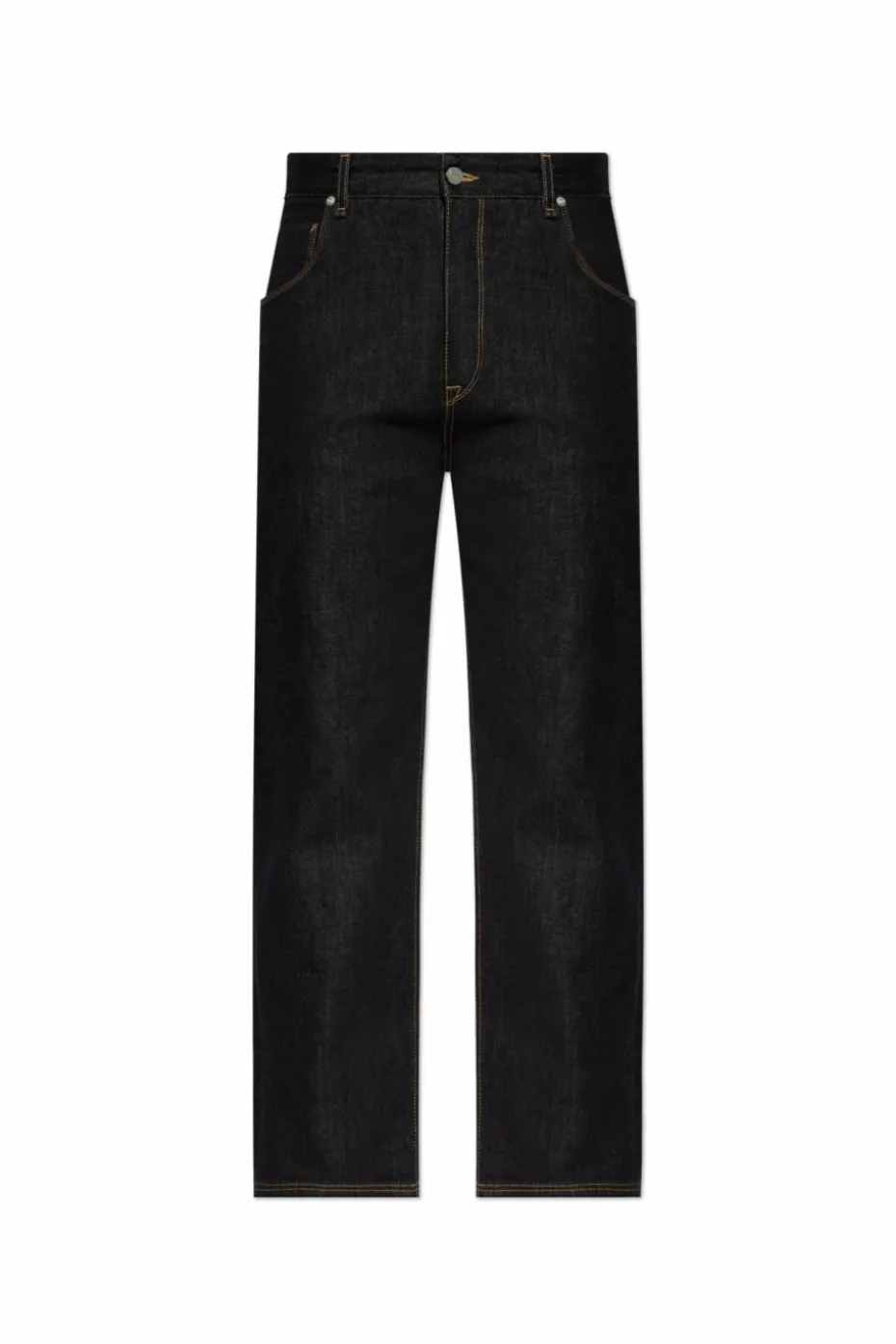 Fendi GRANATOWY Jeansy z logo