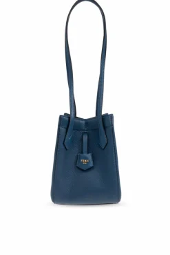 Fendi GRANATOWY Torba na ramię ‘Origami Mini’