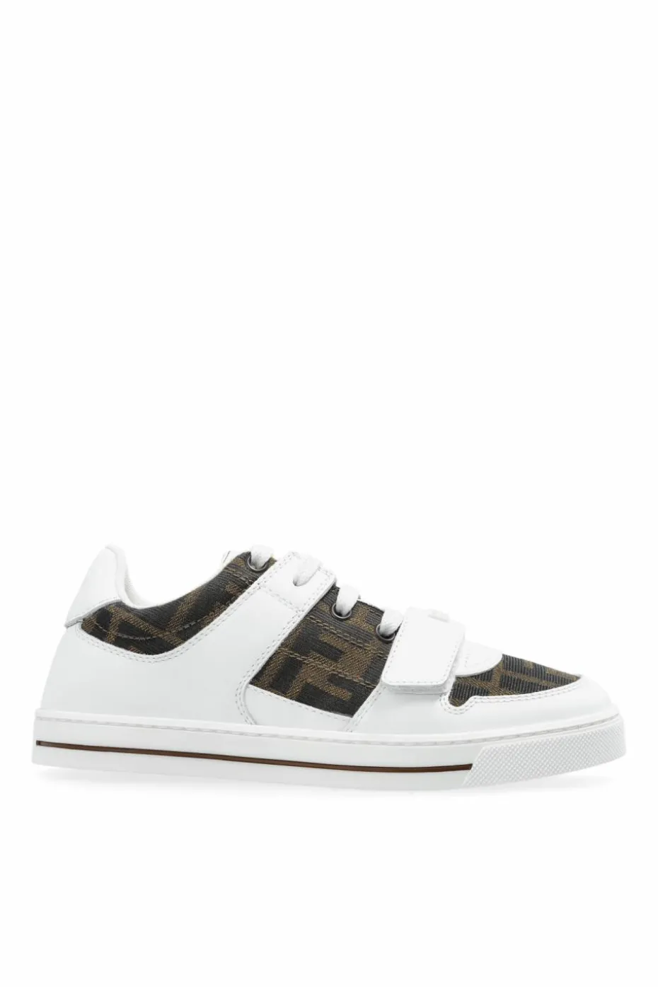 Fendi Kids BIAŁY Buty sportowe z logo