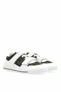 Fendi Kids BIAŁY Buty sportowe z logo