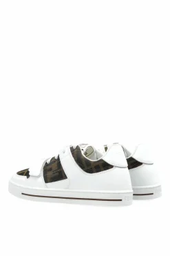 Fendi Kids BIAŁY Buty sportowe z logo