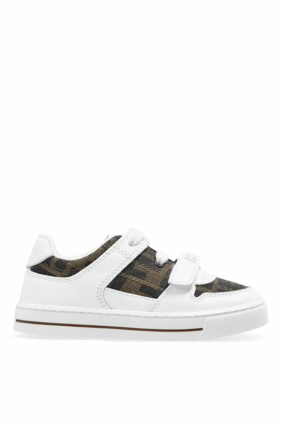 Fendi Kids BIAŁY Buty sportowe z logo