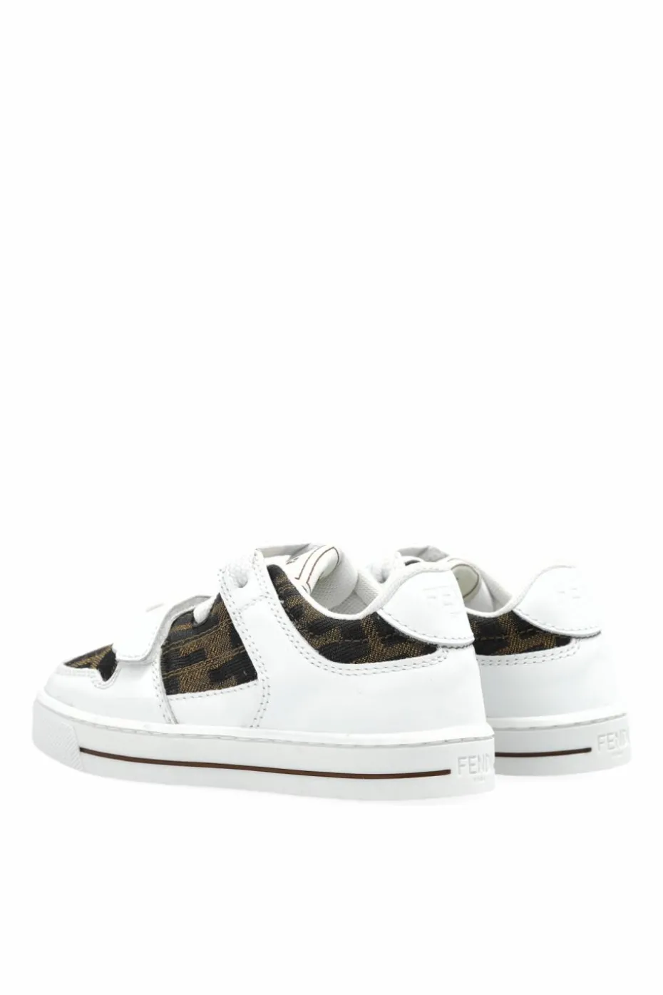 Fendi Kids BIAŁY Buty sportowe z logo