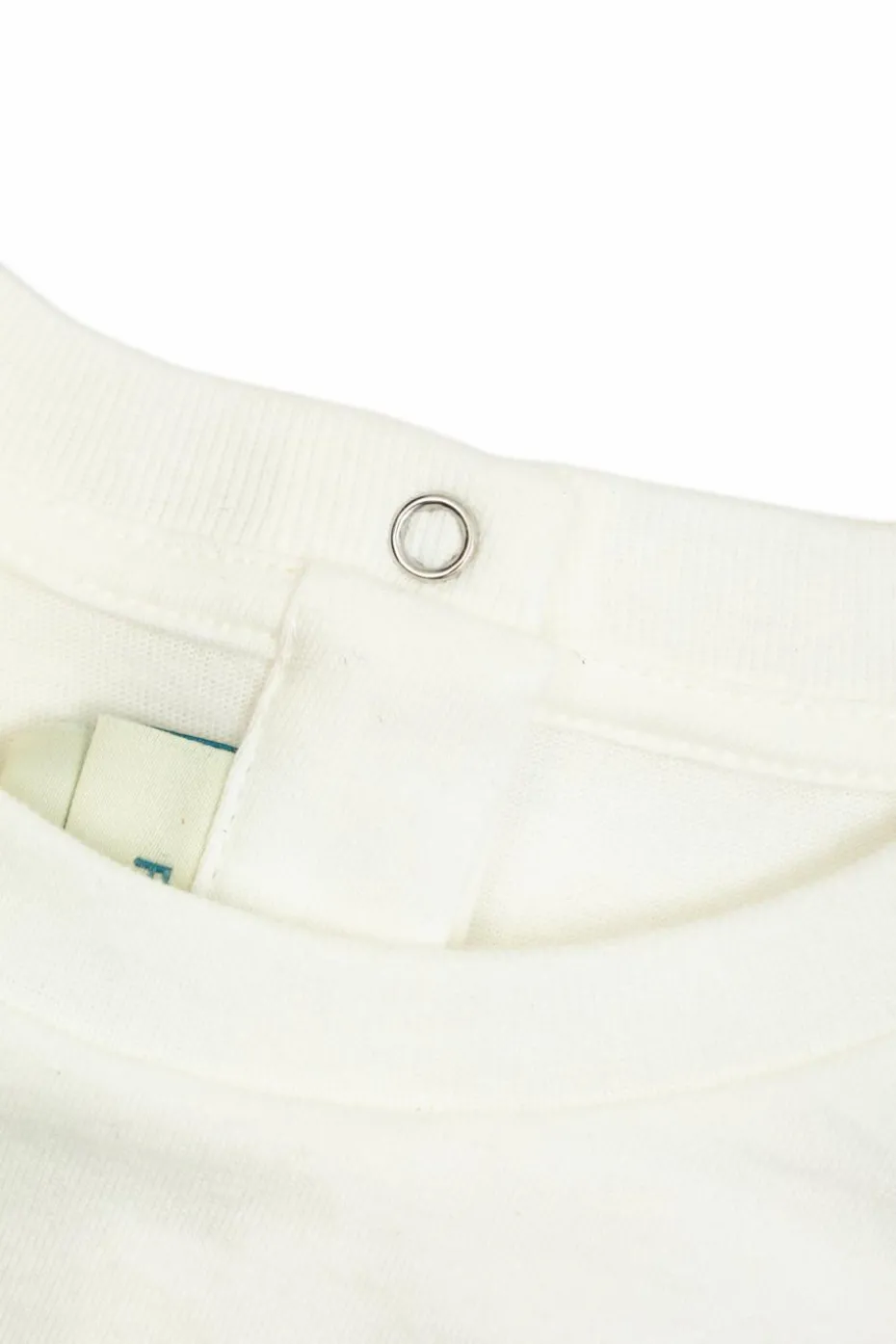 Fendi Kids BIAŁY T-shirt z kolorowym nadrukiem