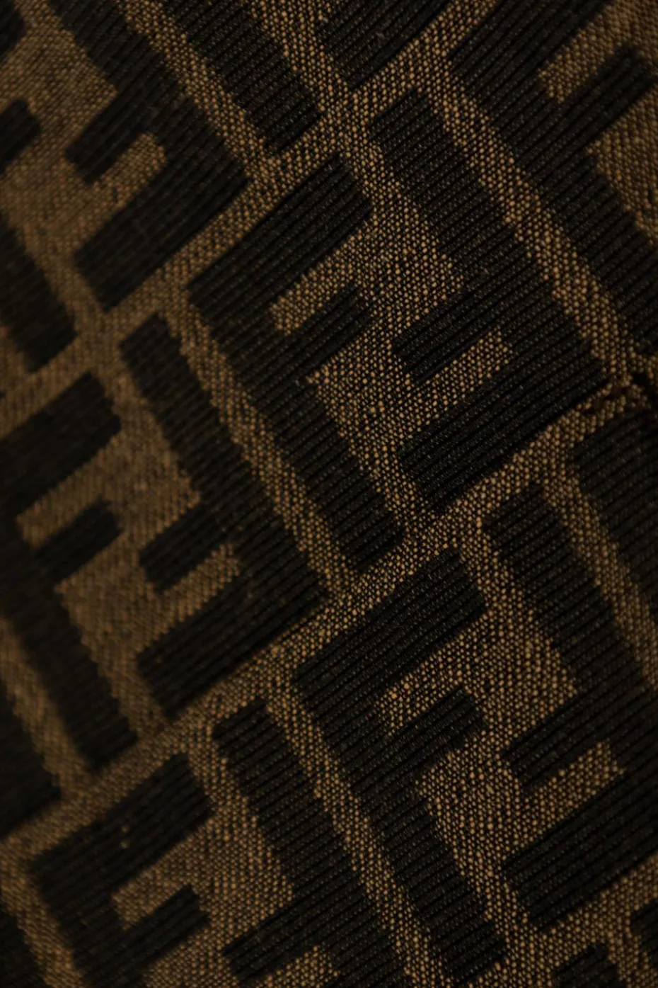 Fendi Kids BRĄZOWY Spódnica z monogramem