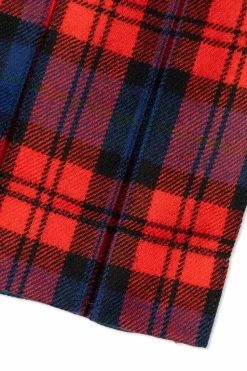 Fendi Kids CZERWONY Spódnica ze wzorem w kratę