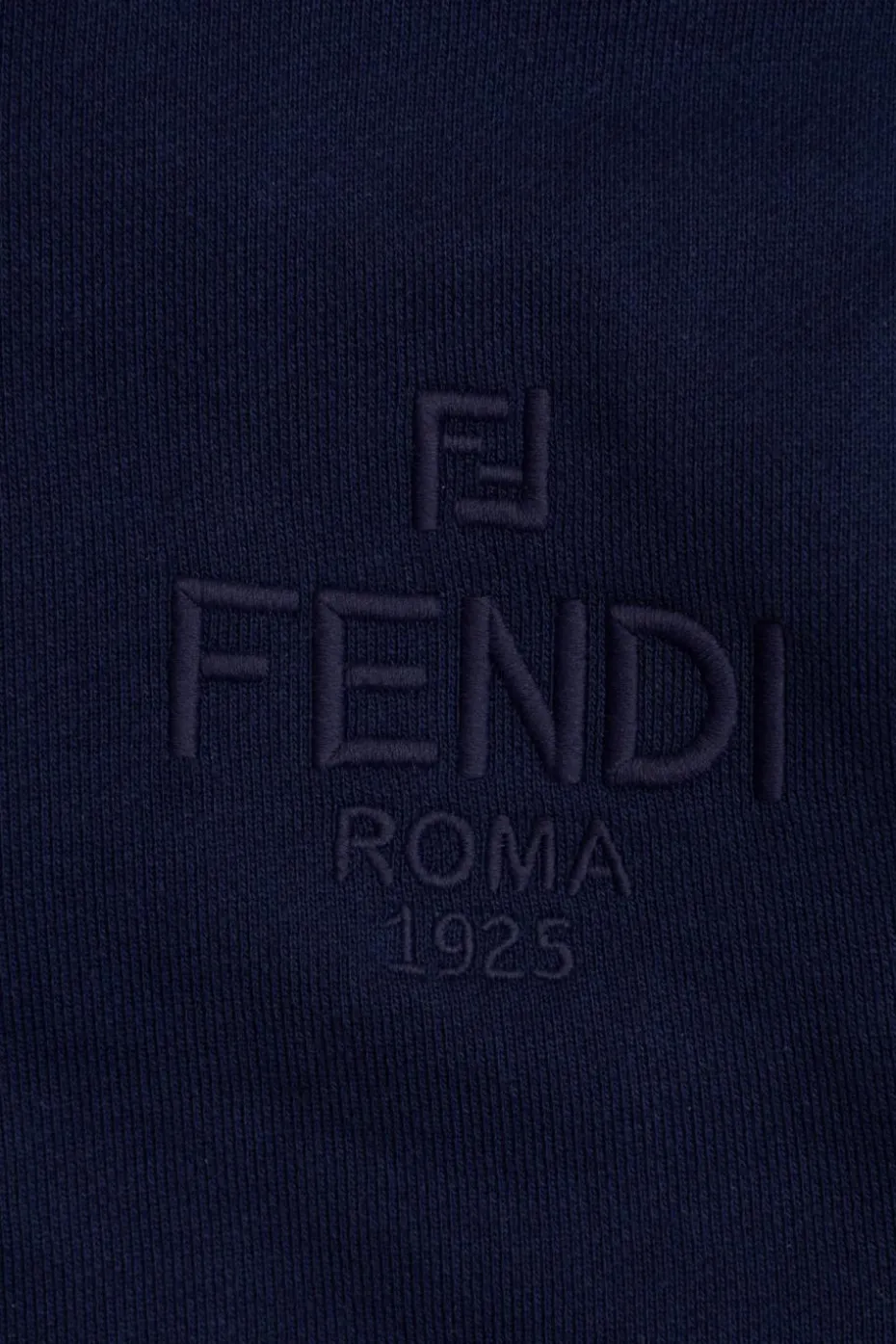 Fendi Kids GRANATOWY Bluza z logo