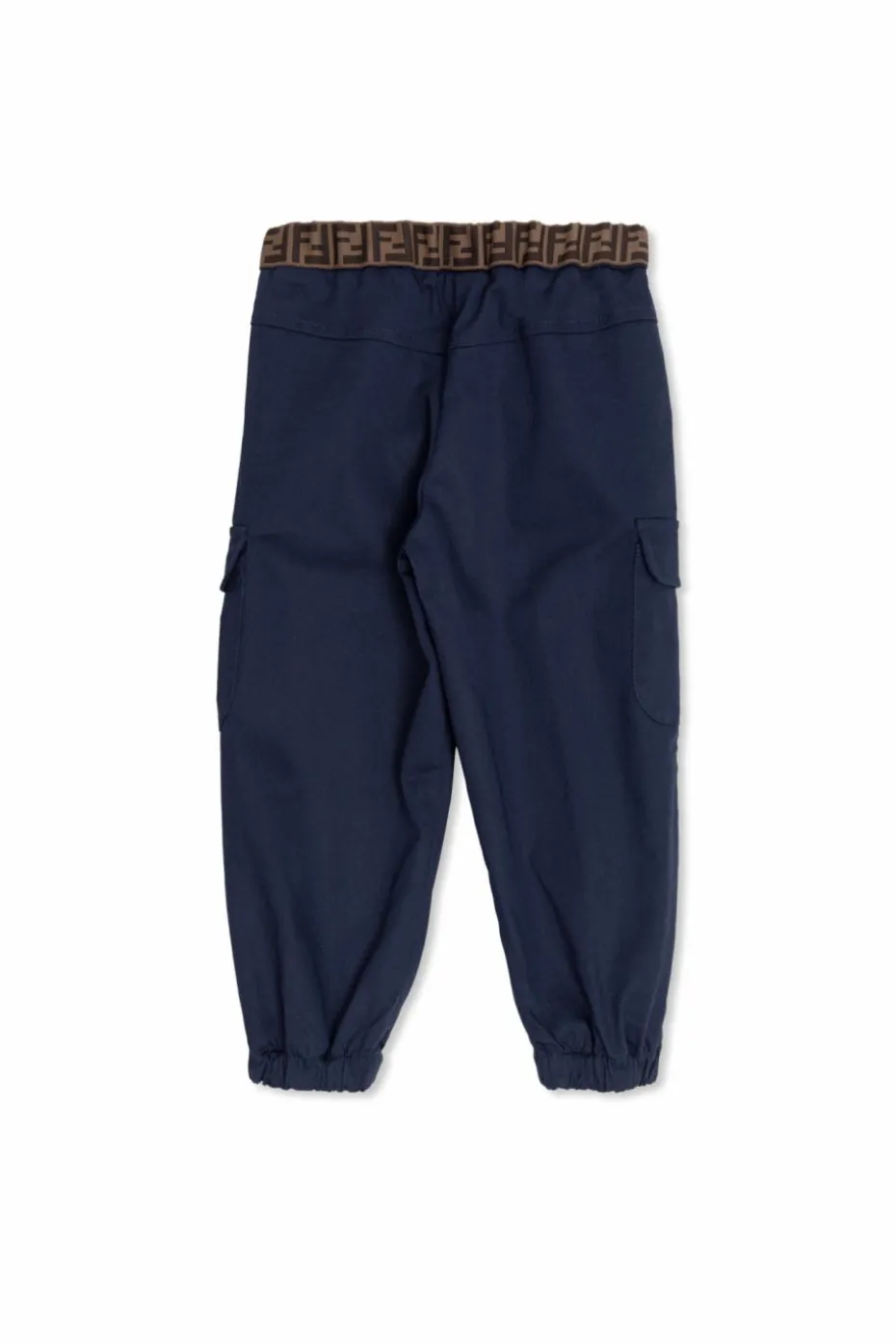 Fendi Kids GRANATOWY Spodnie typu `cargo`