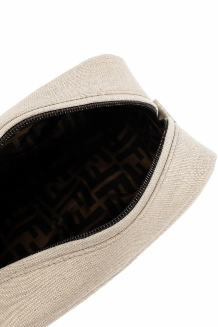 Fendi Kids kremowy Kosmetyczka z logo