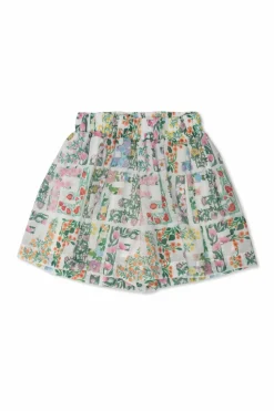 Fendi Kids MULTIKOLOR Szorty z motywem kwiatowym