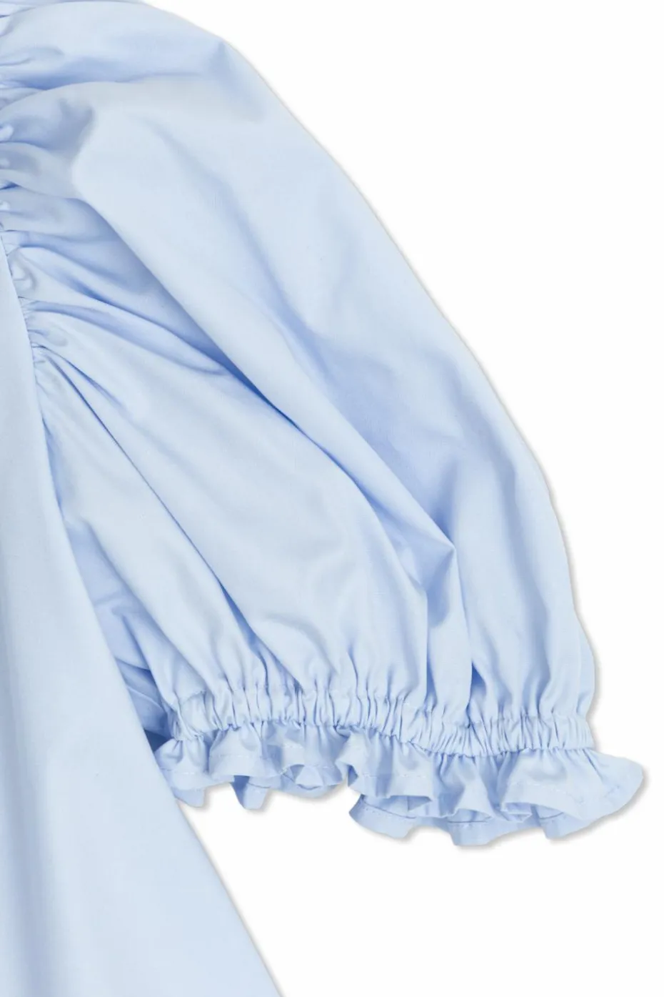 Fendi Kids NIEBIESKI Bawełniana sukienka z wyszytym logo