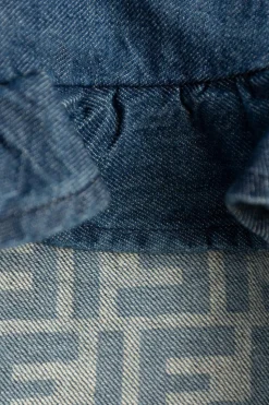 Fendi Kids NIEBIESKI Jeansowa sukienka