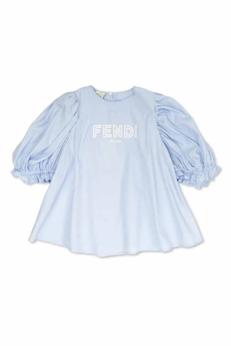Fendi Kids NIEBIESKI Top z wyszytym logo