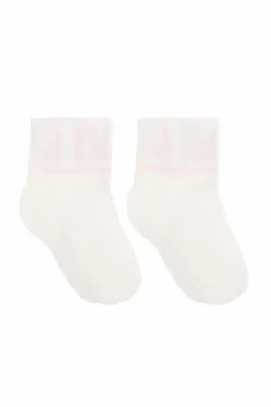 Fendi Kids RÓŻOWY Pięciopak skarpet