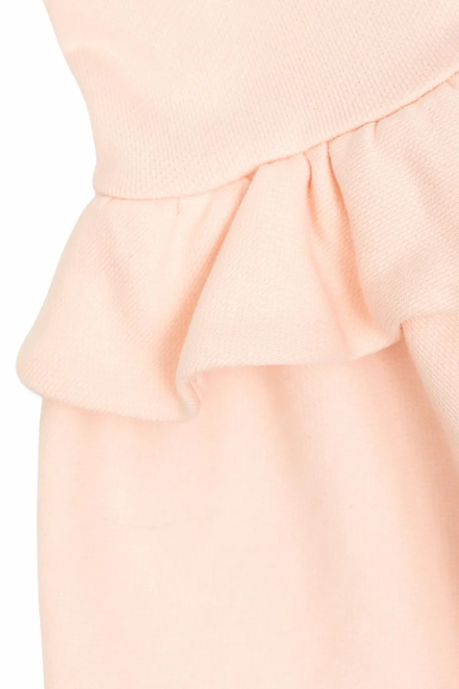 Fendi Kids RÓŻOWY Sukienka z falbaną