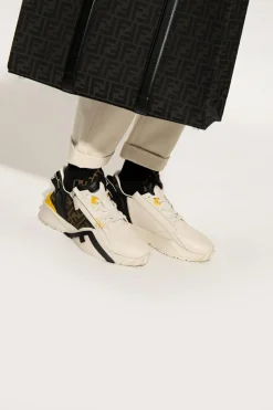 Fendi kremowy Buty sportowe ‘Flow’